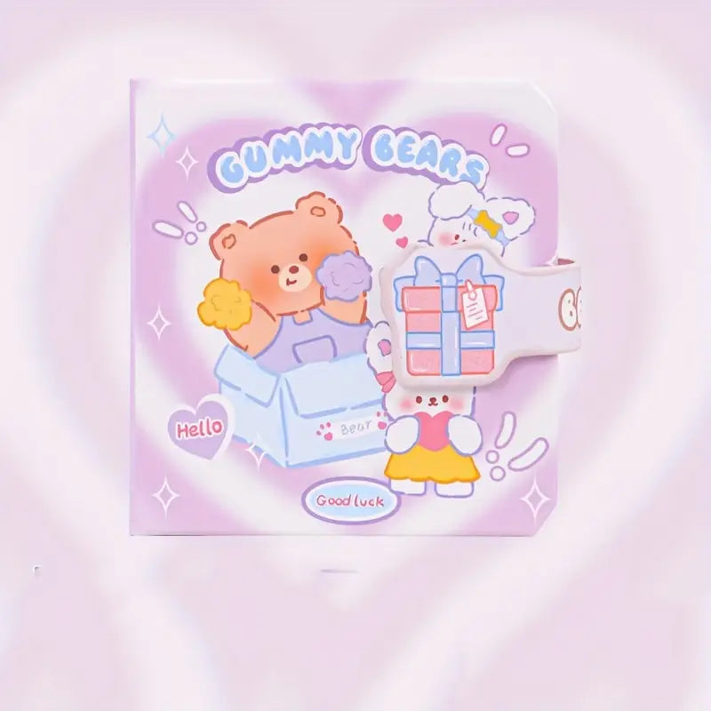 Kawaii Gummy Bear Mini Journal Diary