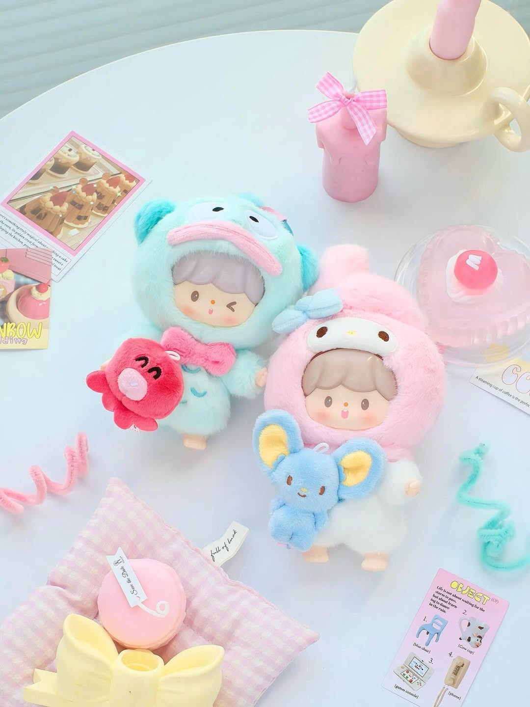 Zzoton x Sanrio Love League Buddies Series Vinyl Plush Keychain Blind Box