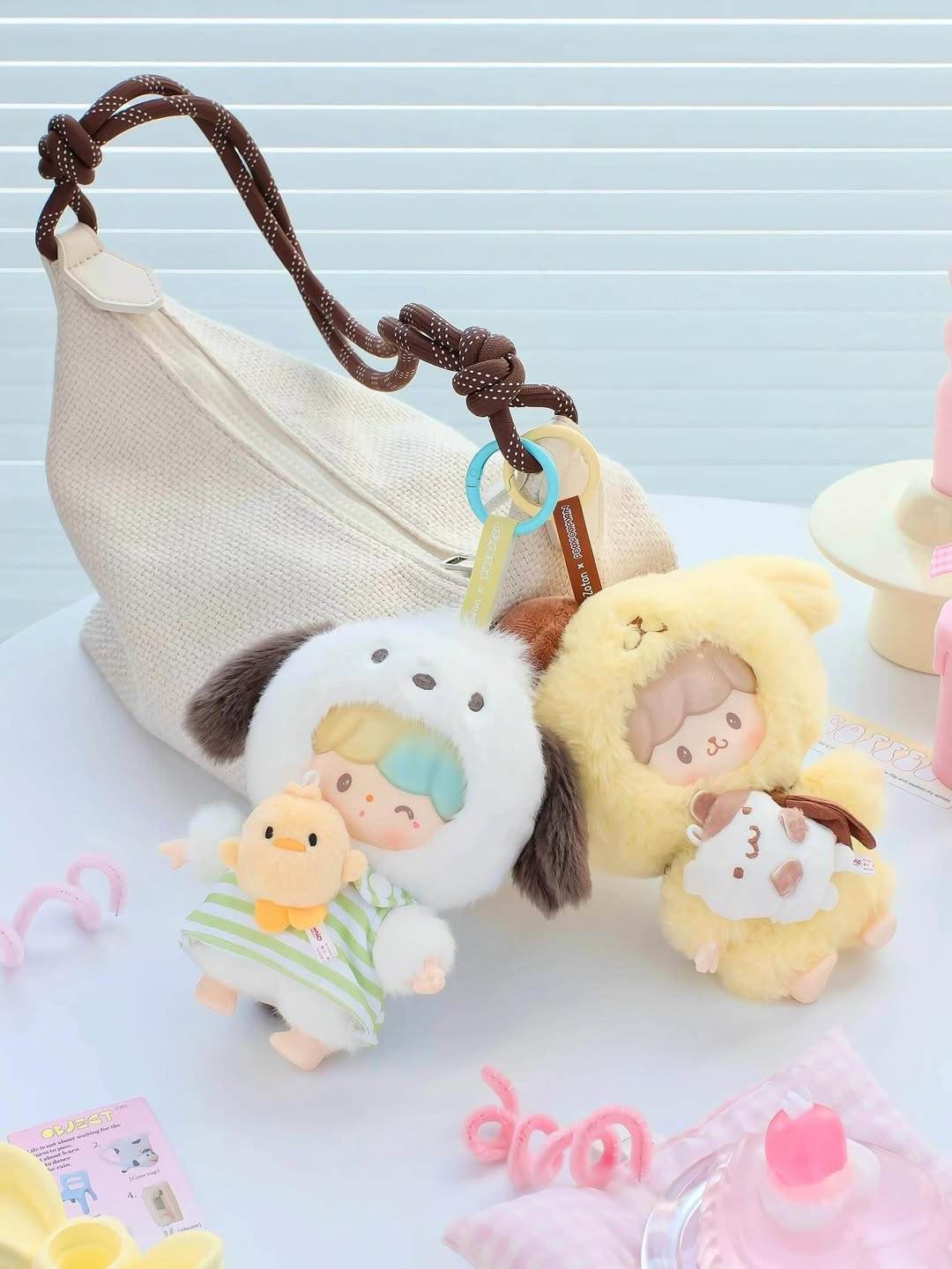 Zzoton x Sanrio Love League Buddies Series Vinyl Plush Keychain Blind Box