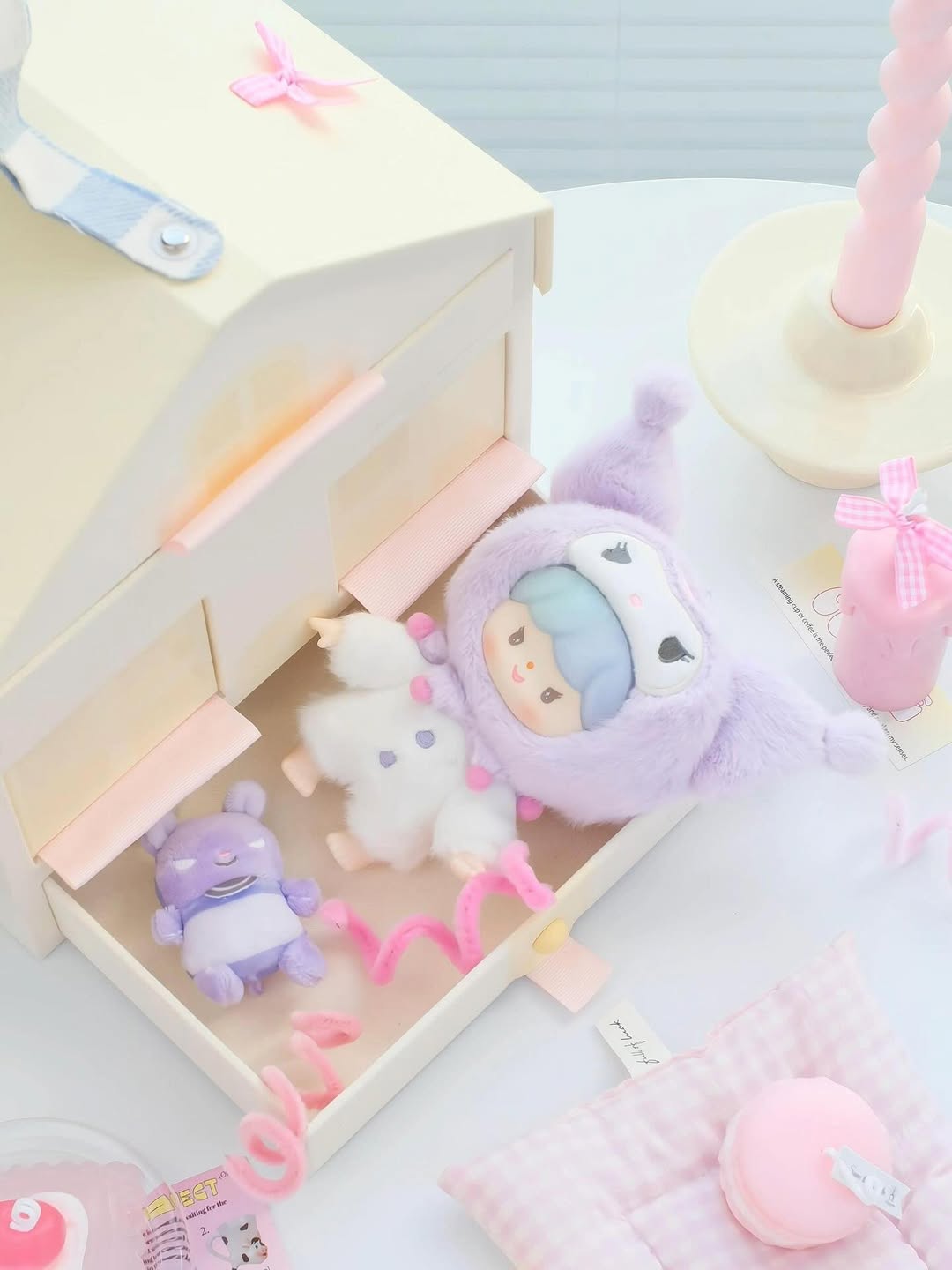Zzoton x Sanrio Love League Buddies Series Vinyl Plush Keychain Blind Box