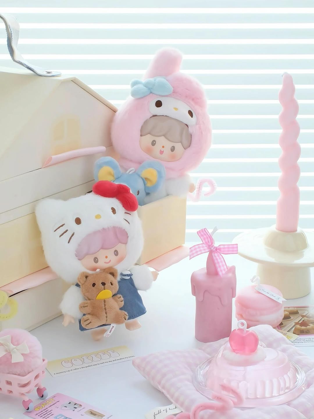 Zzoton x Sanrio Love League Buddies Series Vinyl Plush Keychain Blind Box