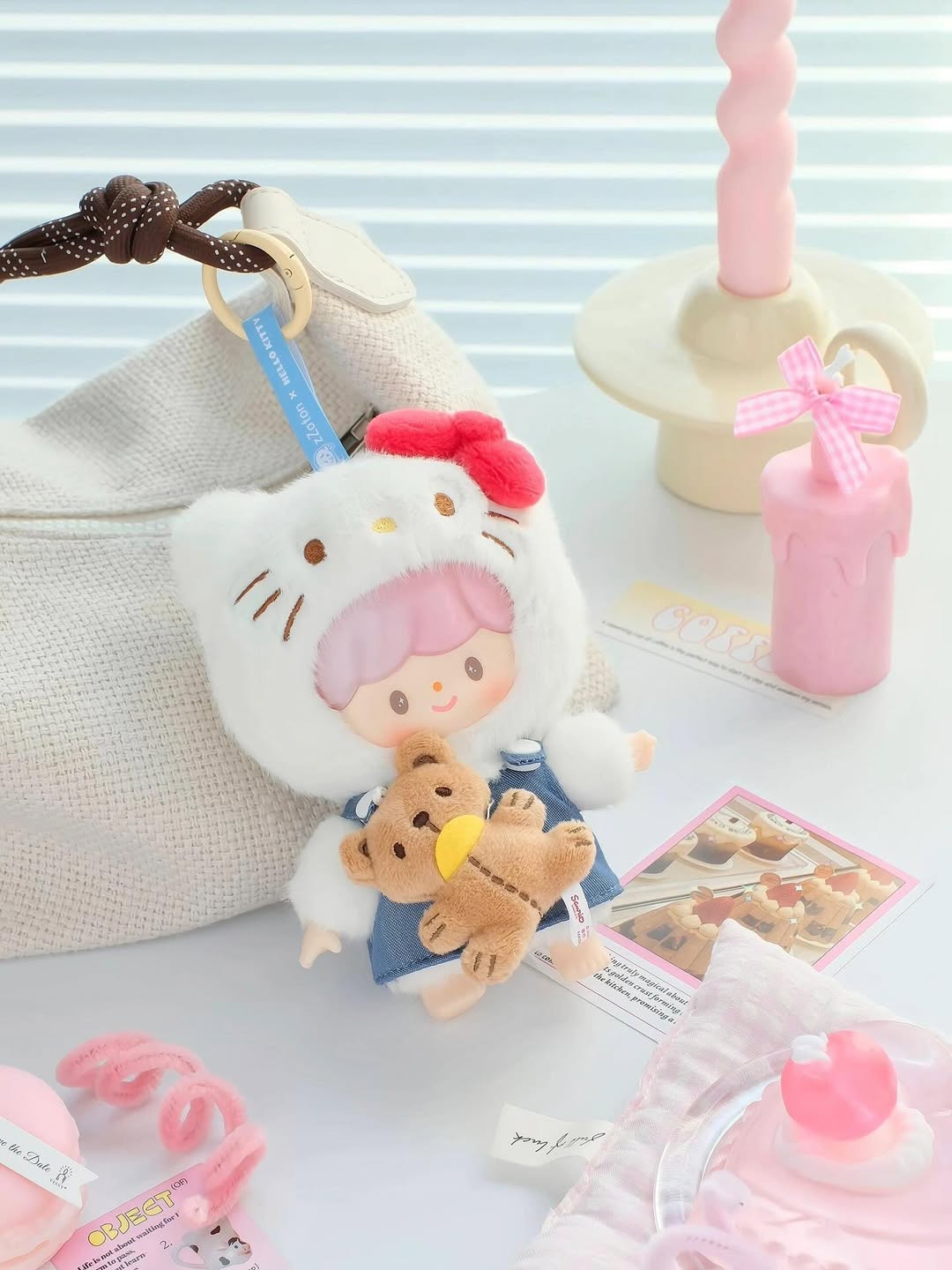 Zzoton x Sanrio Love League Buddies Series Vinyl Plush Keychain Blind Box