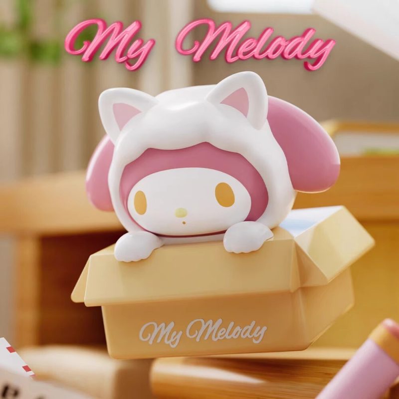 Kitty Sanrio Characters Peek from Box Blind Bag