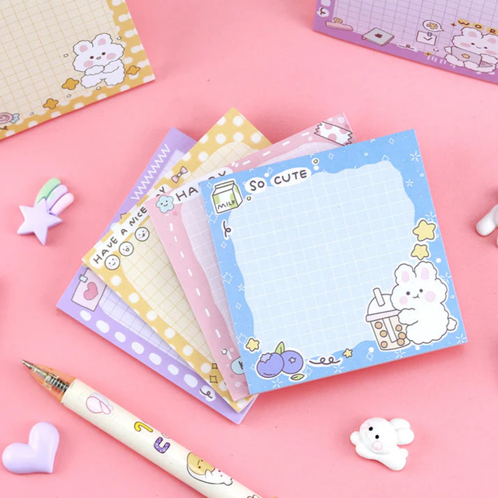 Cute Bunny Memo Pad