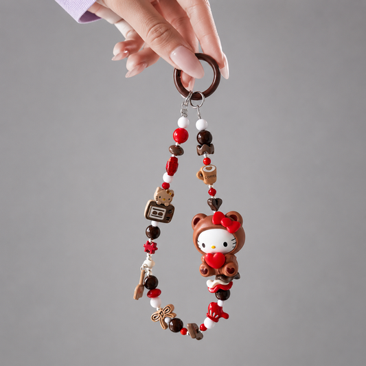 MINISO Playtime Sanrio Gummy Bear Handmade Charm Key/Phone Chain - Official Charm