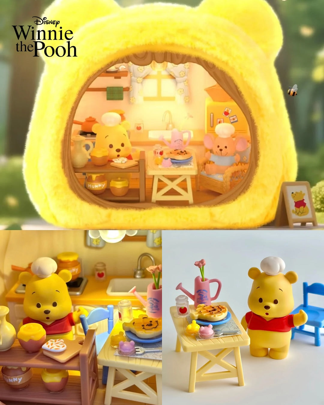 Winnie The Pooh Delicious Bakery Plush Decorative Figurine [TopToy]-(Single Box - Authentic)