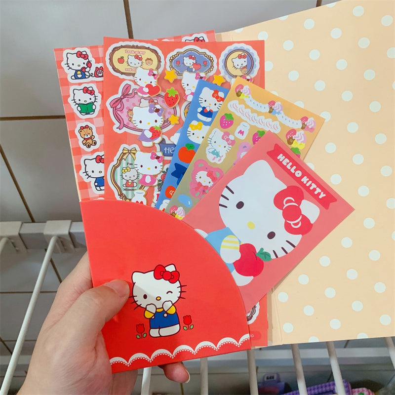 Sanrio Journal Scrapbook Stickers with Envelope