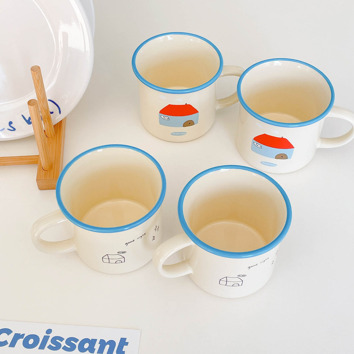 Sweet House Ceramic Handle Mug