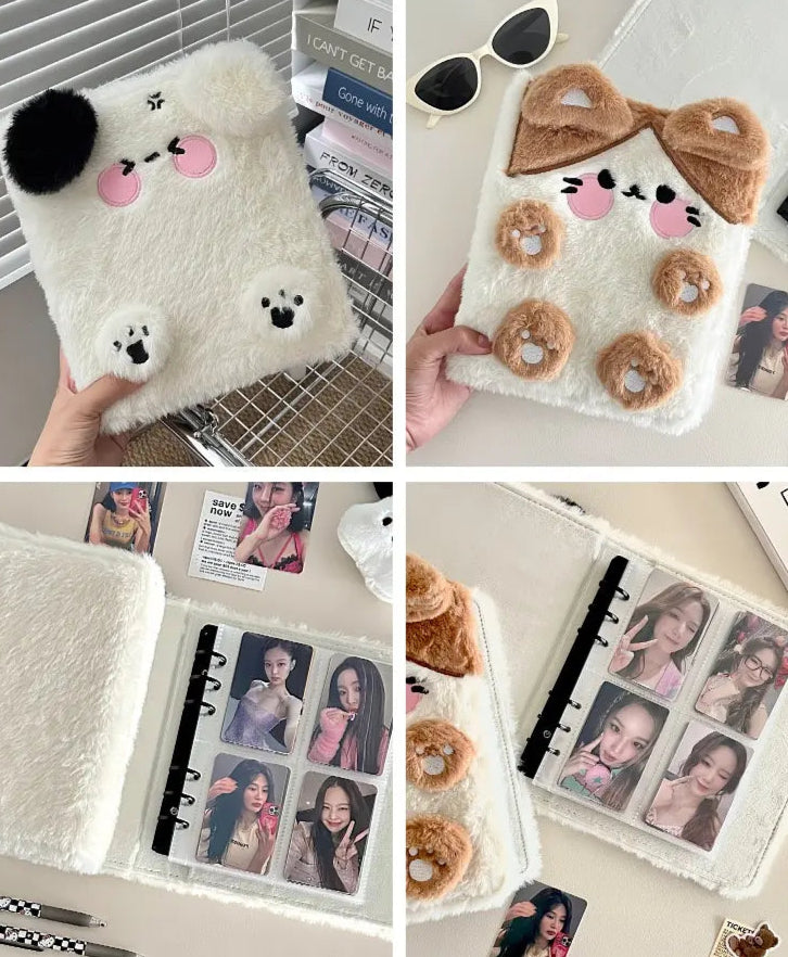 Kawaii Plush Photocard Binder