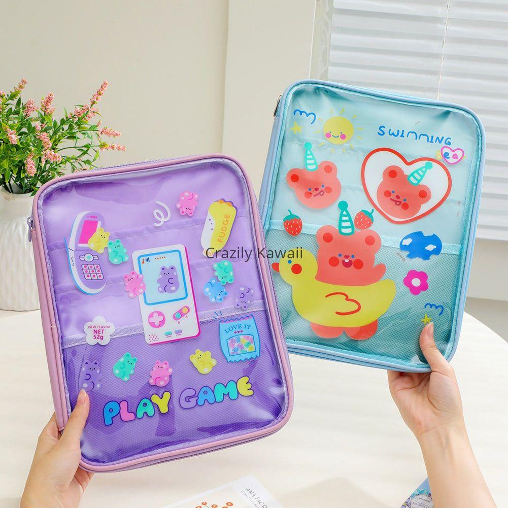 Kawaii Tablet/Stationery Pouch