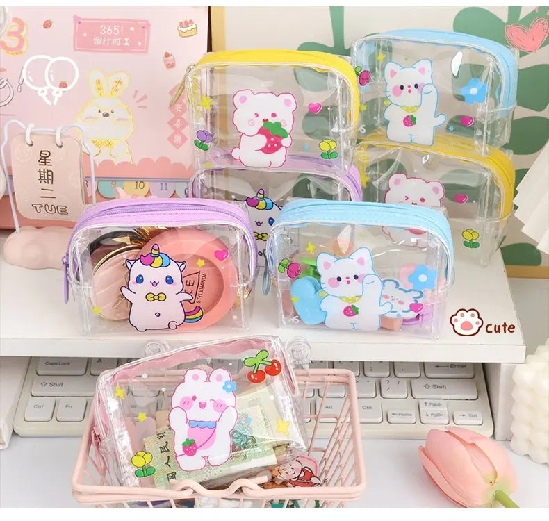 Kawaii Transparent Coin Pouch