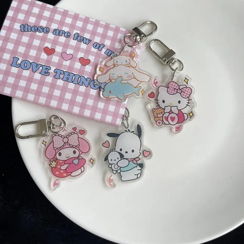 Acrylic Sanrio Keychains