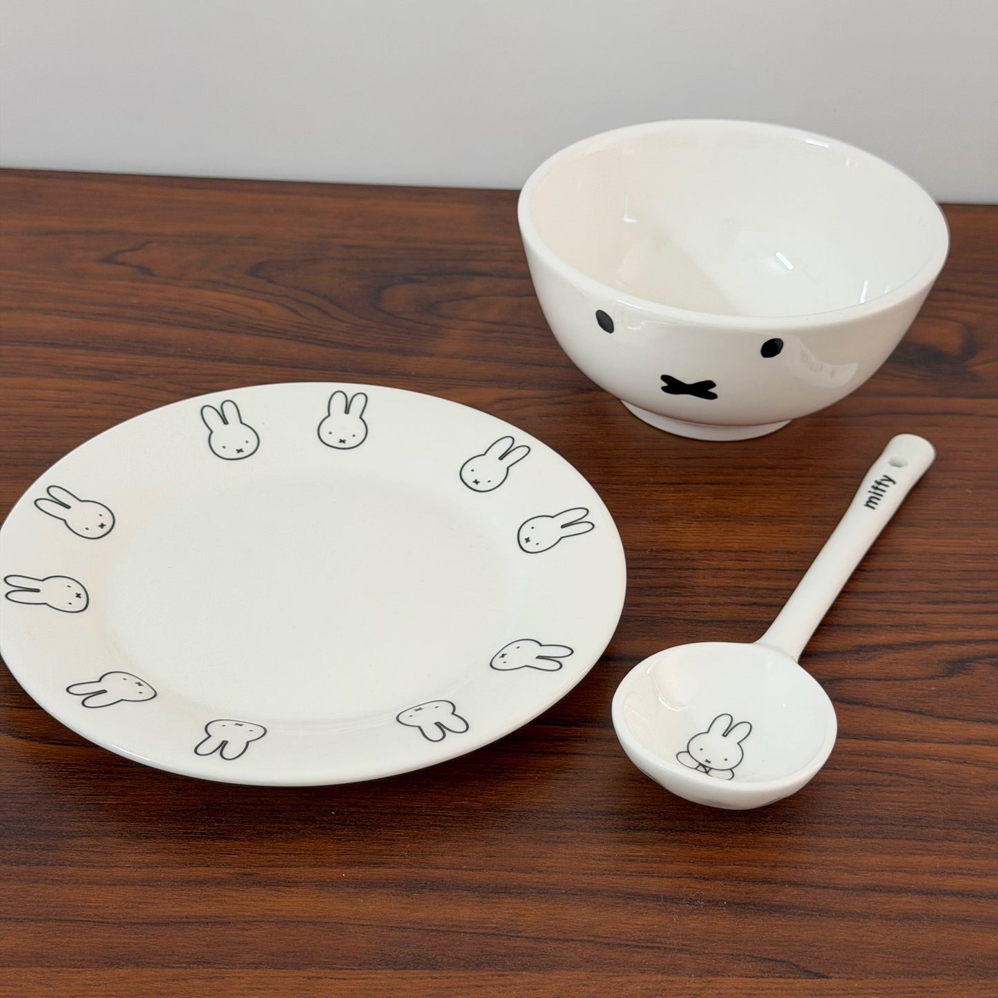 Cute Miffy Ceramic Breakfast Set - Set of 3