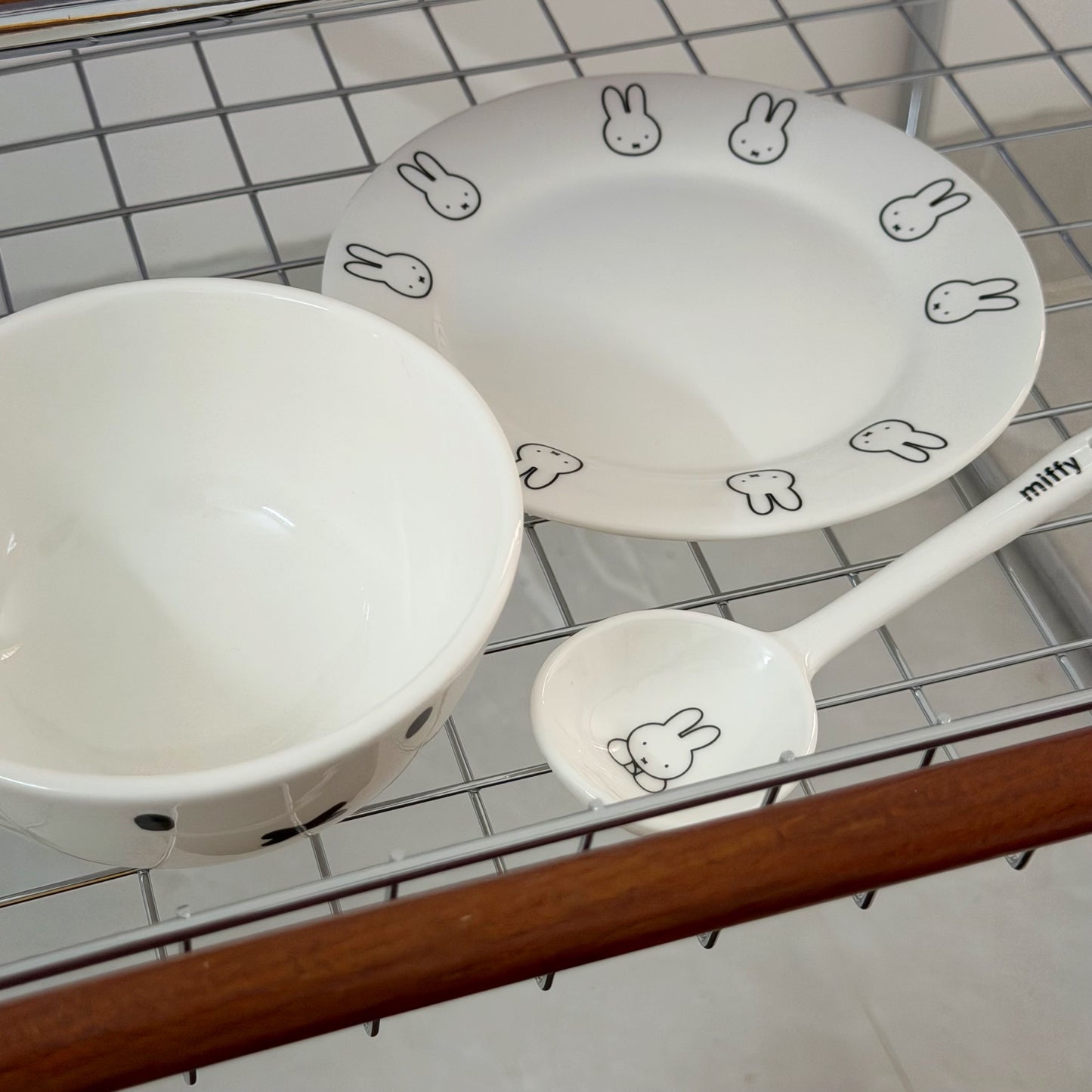 Cute Miffy Ceramic Breakfast Set - Set of 3