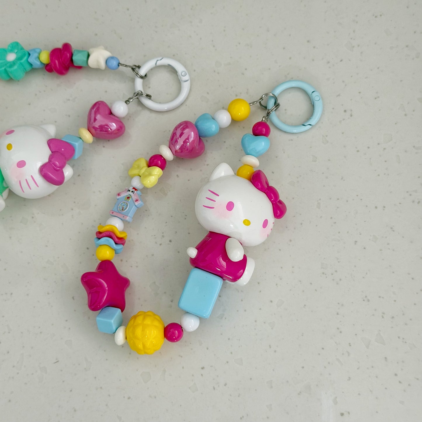TopToy Hello Kitty Summer Rainbow Candy Series Handmade Charm Key/Phone Chain - Official Charm - Model A