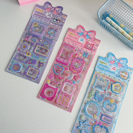 Sanrio 3D Frame Stickers