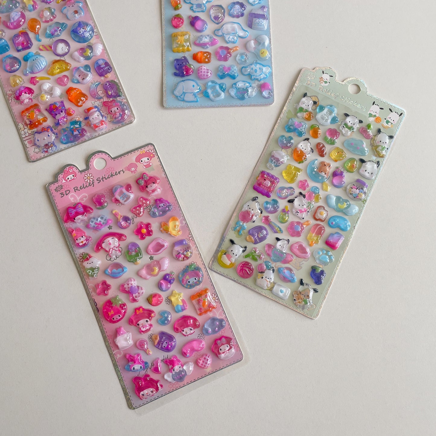 Kawaii Sanrio 3D Stickers