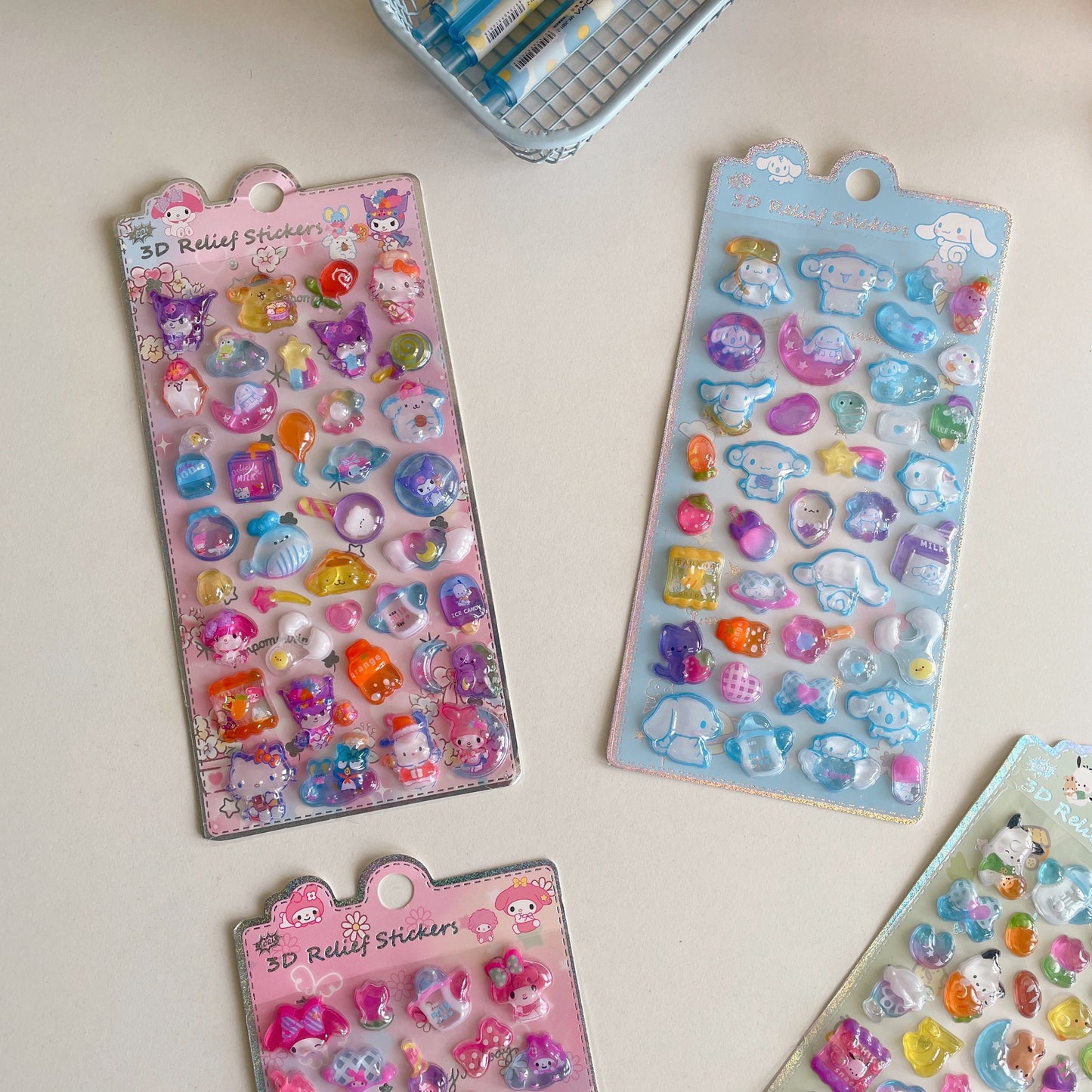 Kawaii Sanrio 3D Stickers