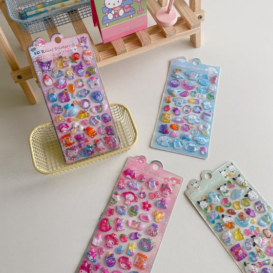 Kawaii Sanrio 3D Stickers