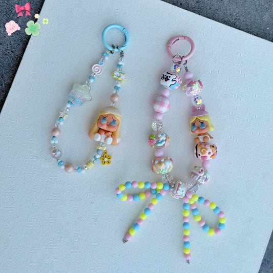 Genuine PopMart Cry Baby Figure Phone Charm/Keychain