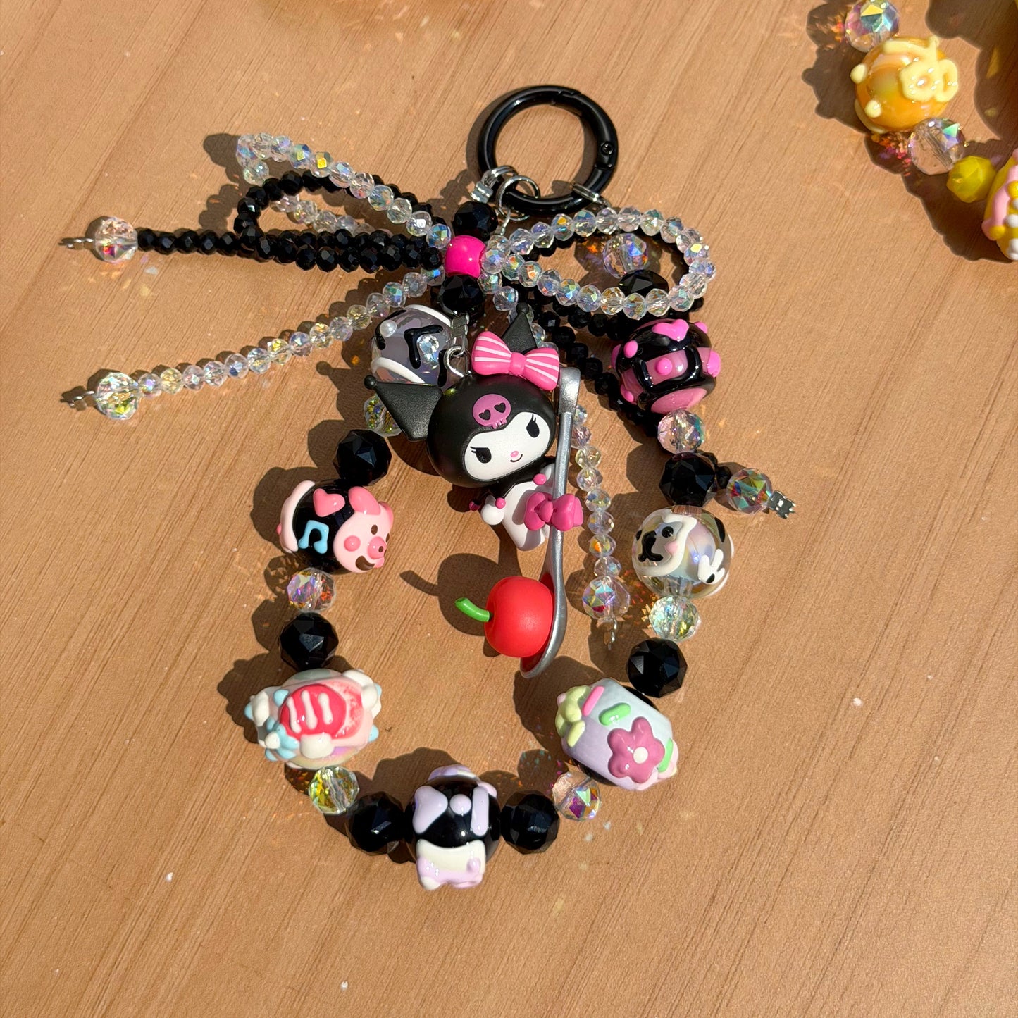 Sanrio Cherry Series Handmade Charm Key/Phone Chain - Official Charm