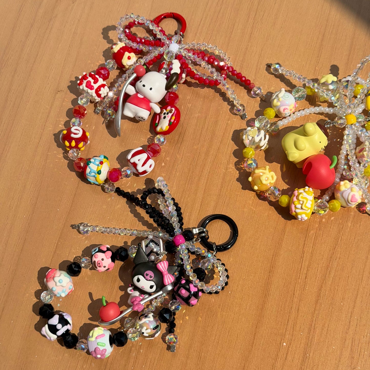 Sanrio Cherry Series Handmade Charm Key/Phone Chain - Official Charm