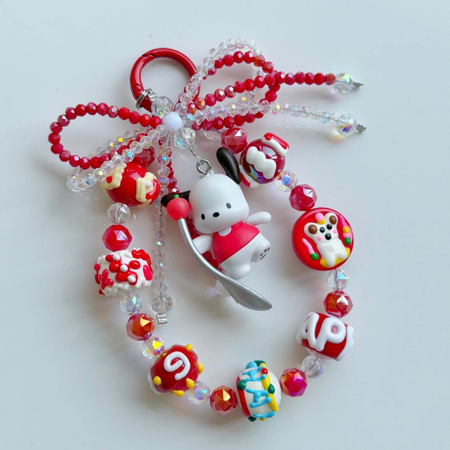 Sanrio Cherry Series Handmade Charm Key/Phone Chain - Official Charm