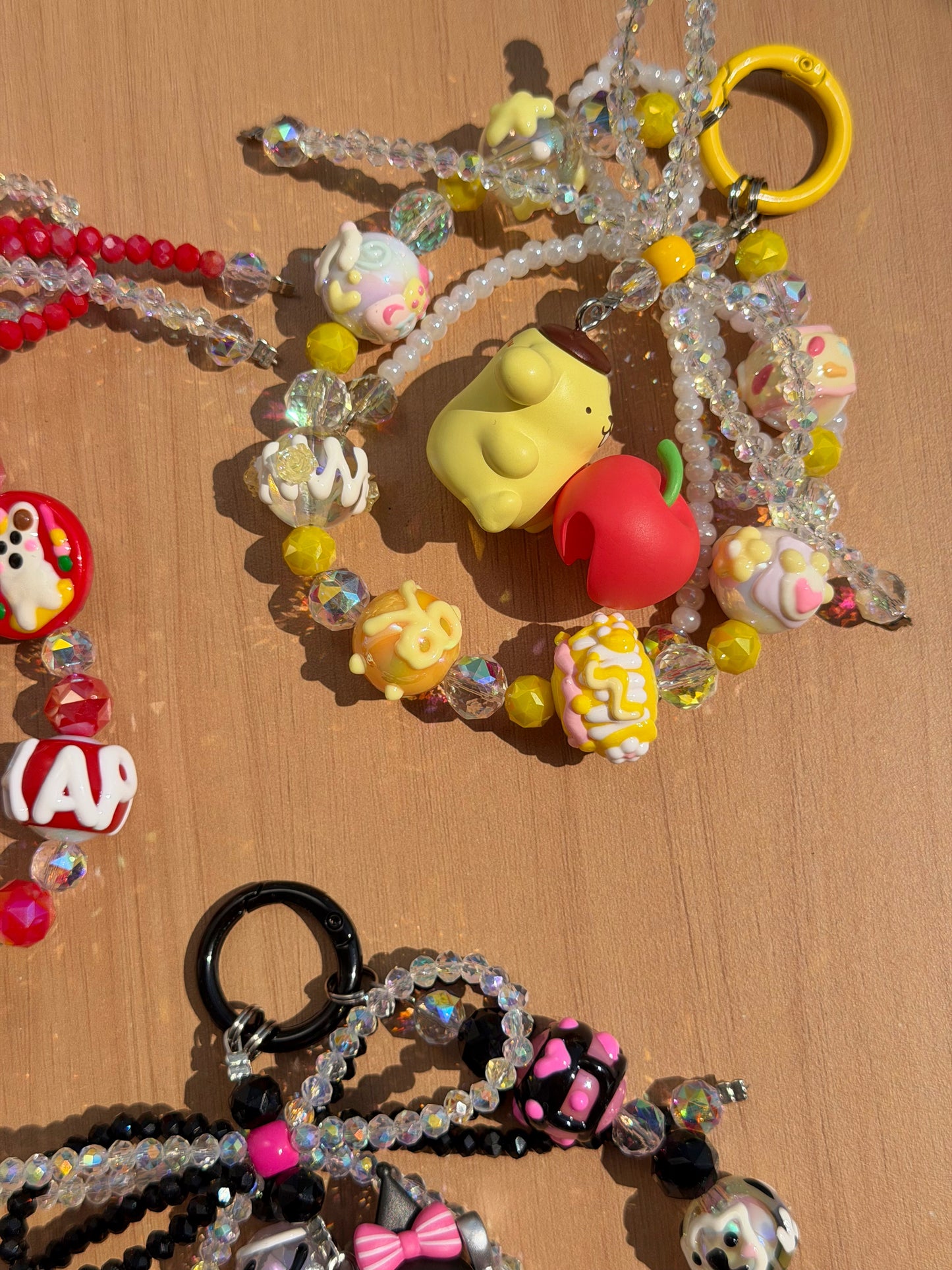 Sanrio Cherry Series Handmade Charm Key/Phone Chain - Official Charm