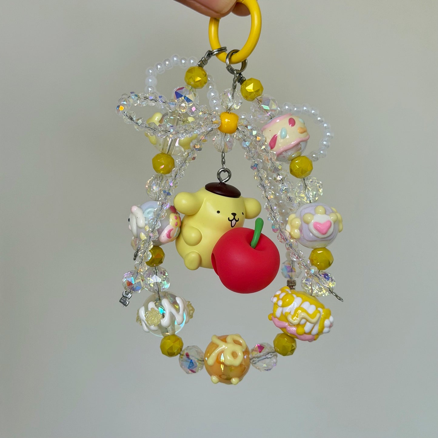 Sanrio Cherry Series Handmade Charm Key/Phone Chain - Official Charm