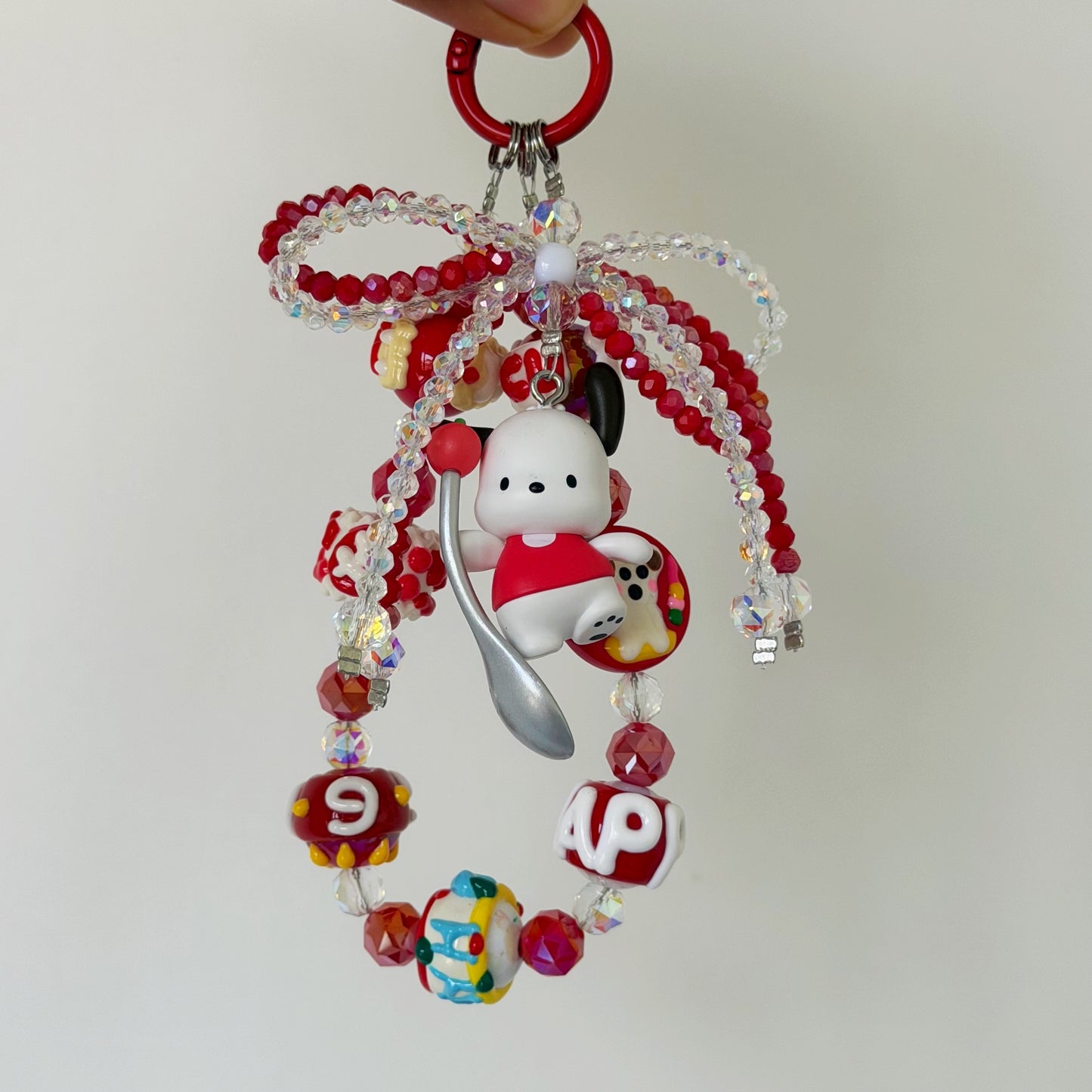 Sanrio Cherry Series Handmade Charm Key/Phone Chain - Official Charm