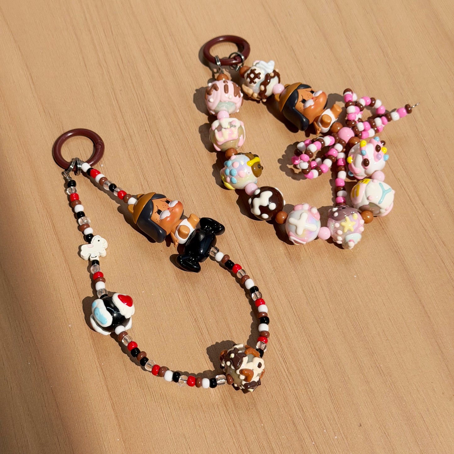 PopMart Crybaby PopBean Handmade Charm Key/Phone Chain - Official Charm