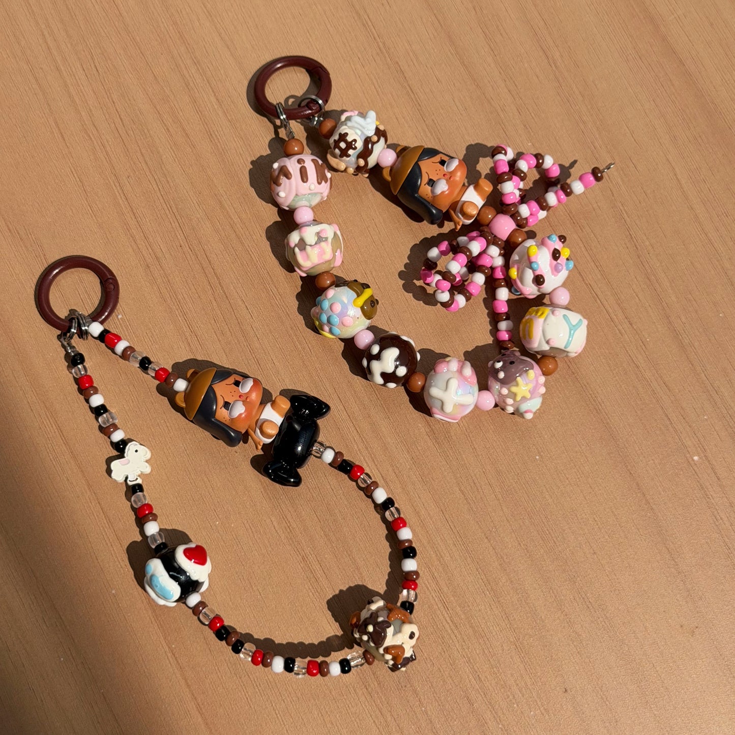 PopMart Crybaby PopBean Handmade Charm Key/Phone Chain - Official Charm