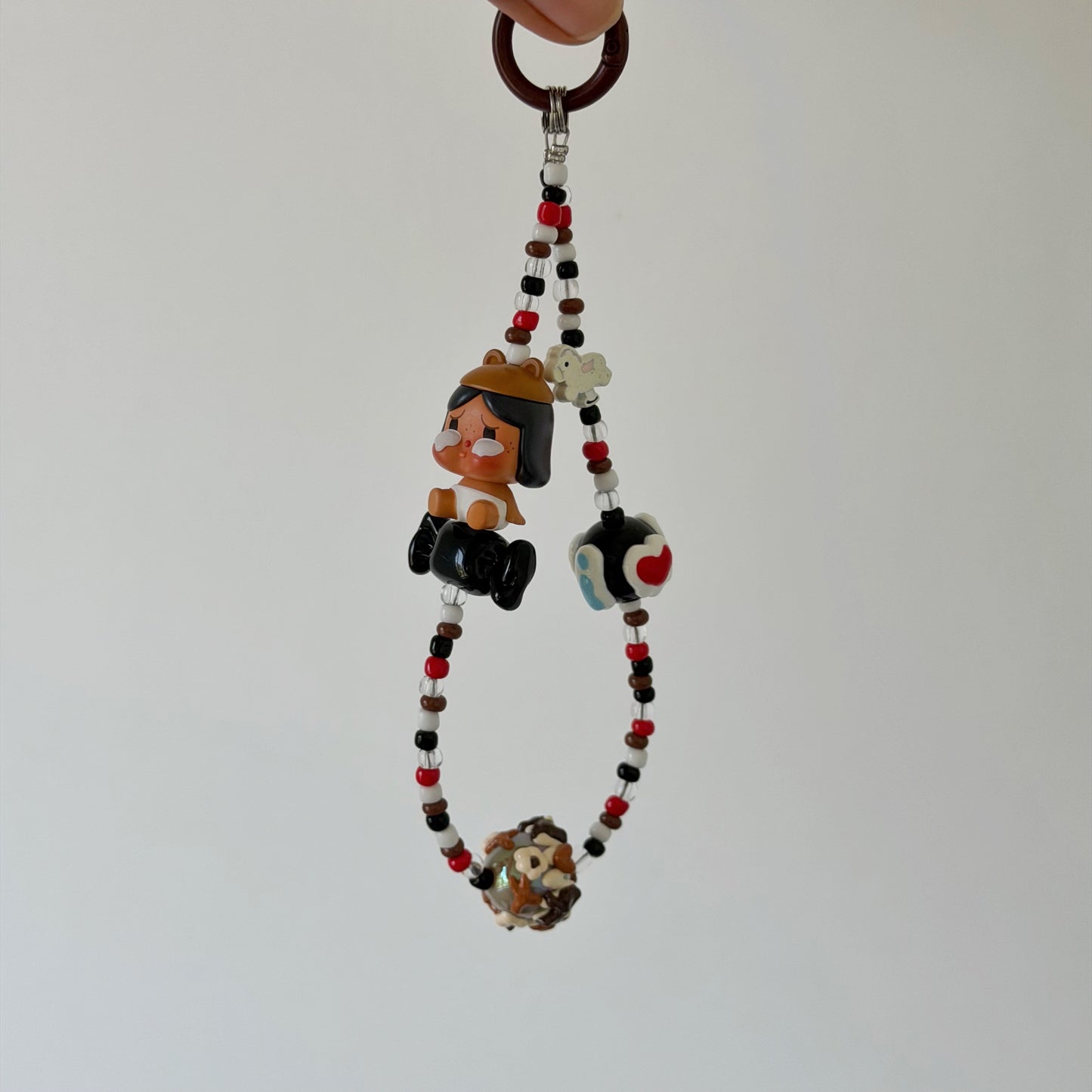 PopMart Crybaby PopBean Handmade Charm Key/Phone Chain - Official Charm