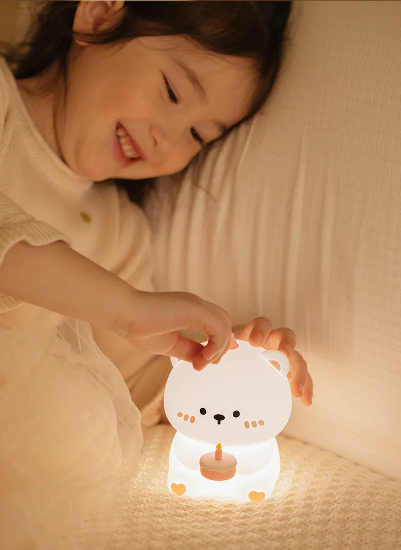 Cute Bear Silicone Lamp