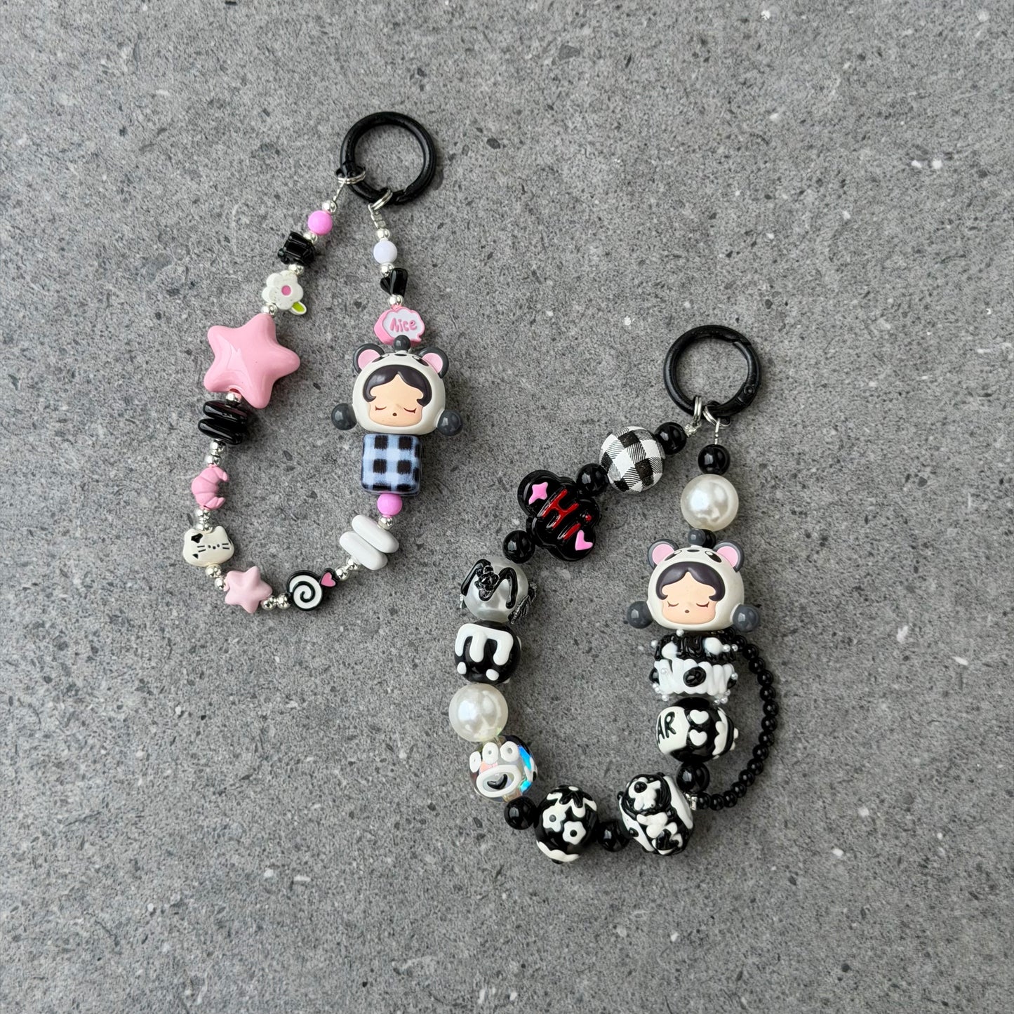 POPMART SkullPanda  Handmade Charm Key/Phone Chain - Official Charm