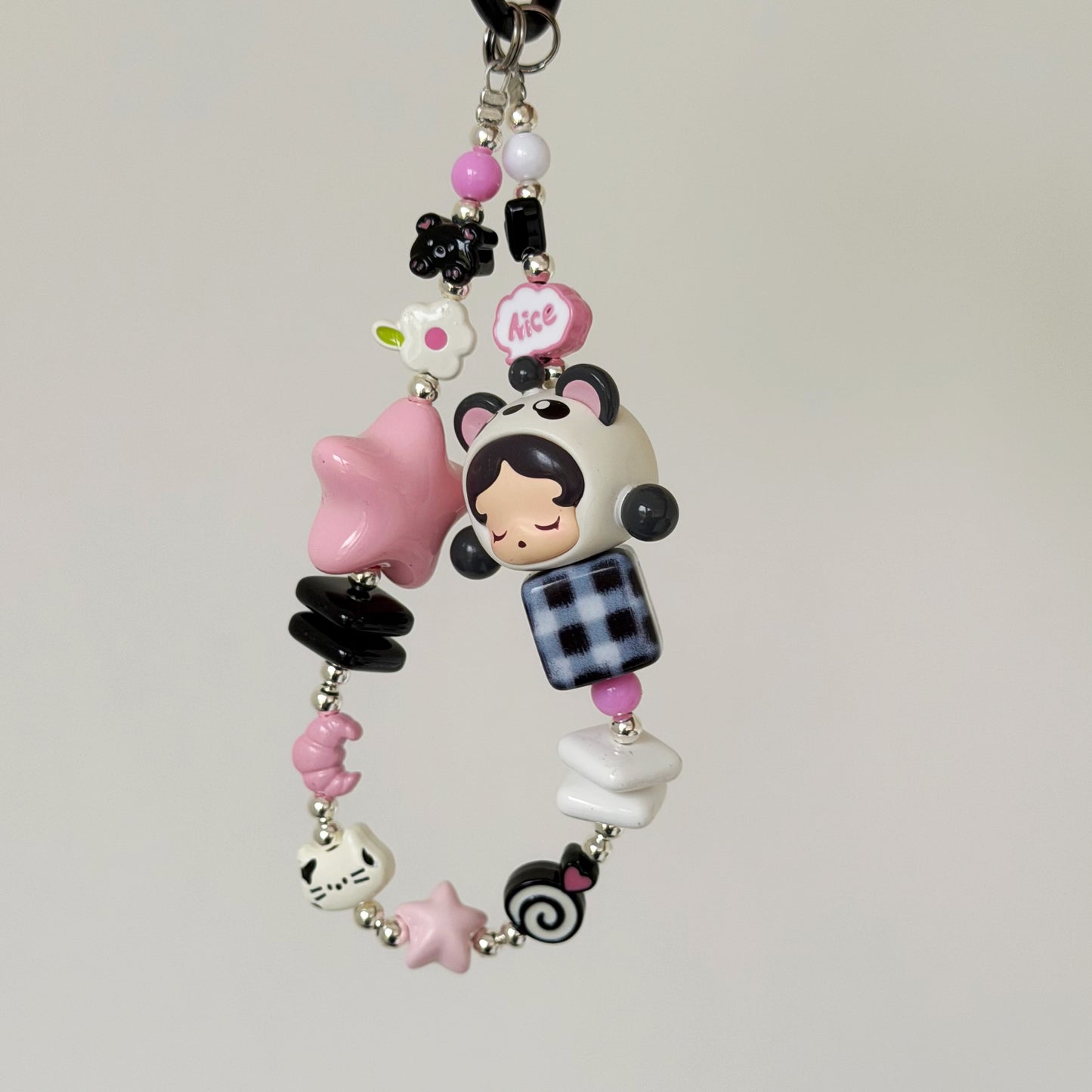 POPMART SkullPanda  Handmade Charm Key/Phone Chain - Official Charm