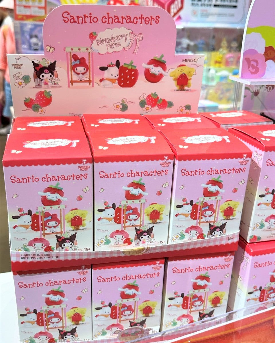 Miniso Sanrio Characters Strawberry Farm Series Blind Box