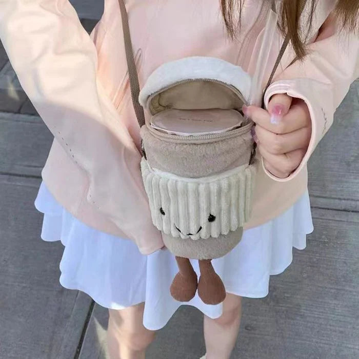 Milk Tea/Coffee Cup Crossbody Bag