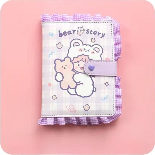 Kawaii Girl Reusable Diary - Purple