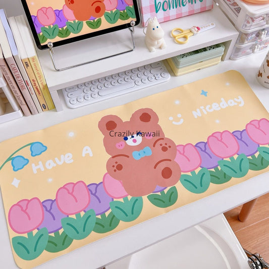 Kawaii Waterproof Desk Pad