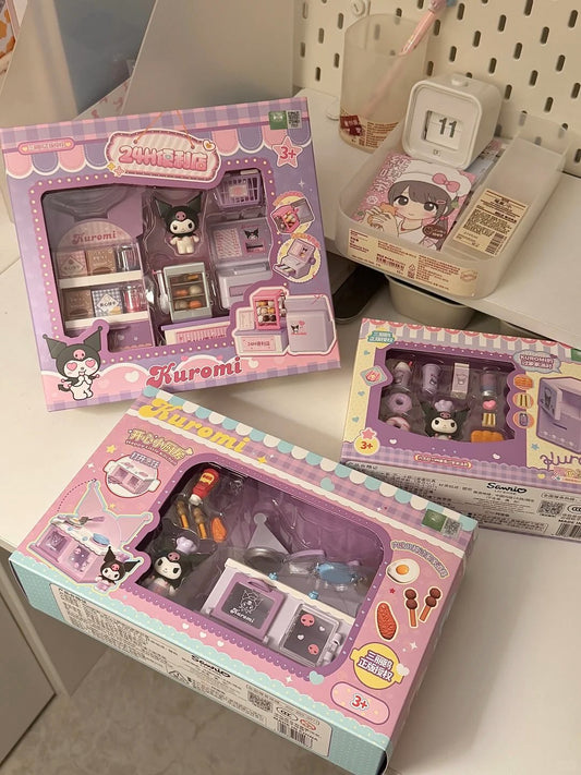 Kuromi Miniature Toy Set