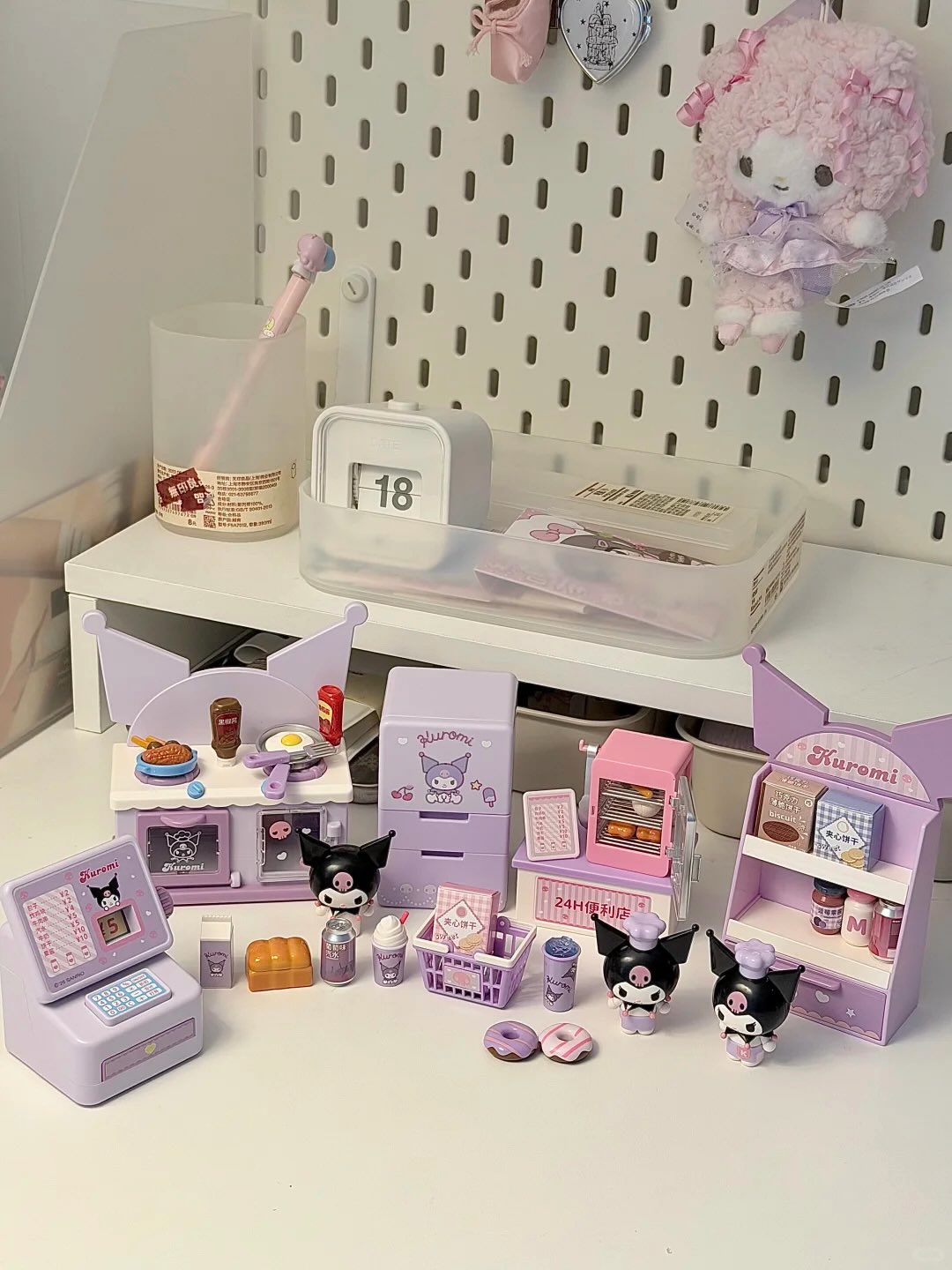 Kuromi Miniature Toy Set