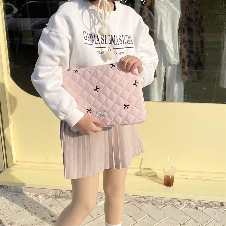Coquette Bow Tie Puffy Laptop/Tab Case