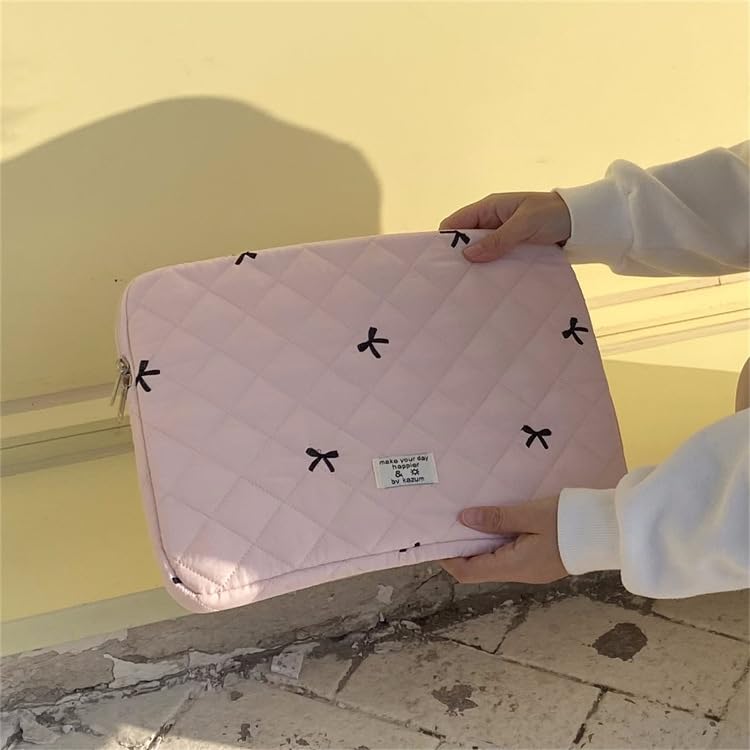 Coquette Bow Tie Puffy Laptop/Tab Case