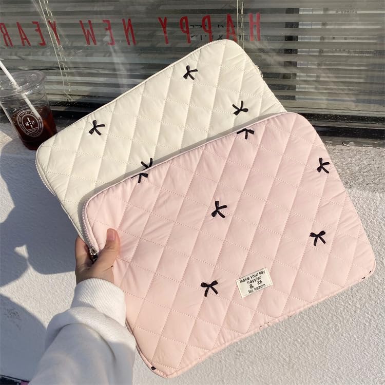 Coquette Bow Tie Puffy Laptop/Tab Case