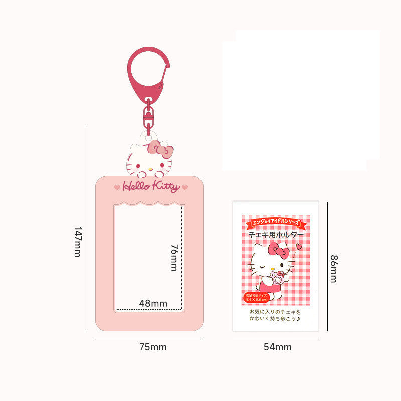 Sanrio Id Card Holder Keychain