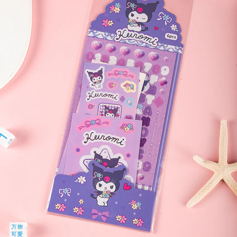 Kawaii Sanrio Stickers Set