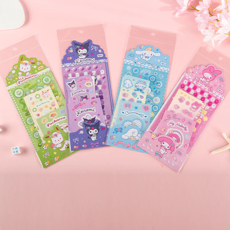 Kawaii Sanrio Stickers Set