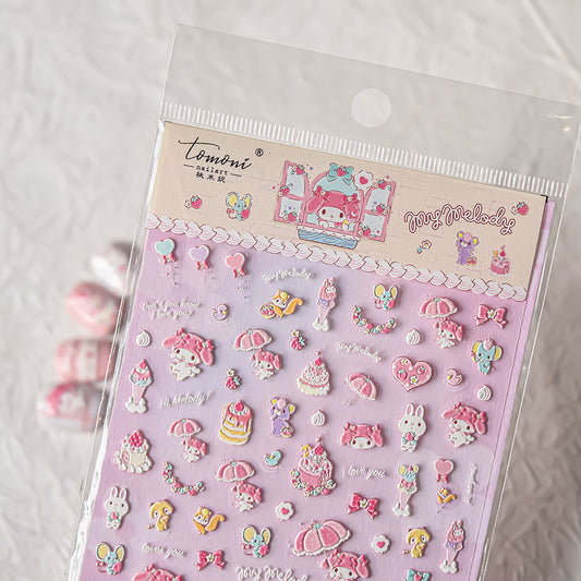 My Melody Nail Stickers