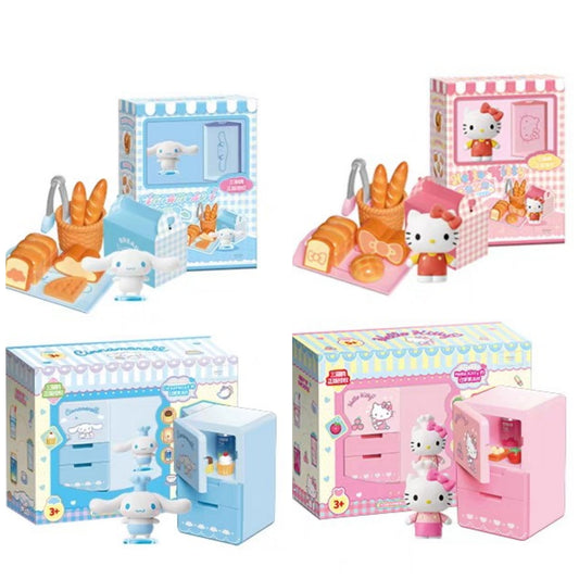 Hello Kitty/Cinnamoroll Miniature Toy Set